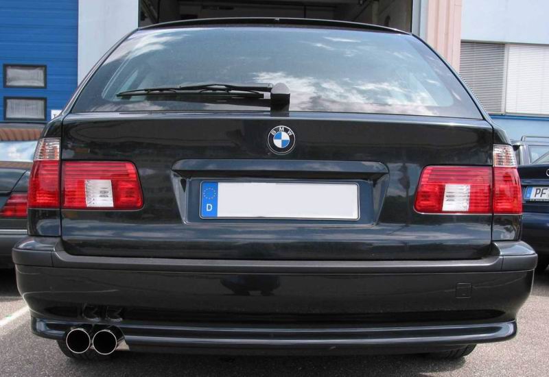 Einddemper 2x Ø76mm BMW E39 520i-530i Touring